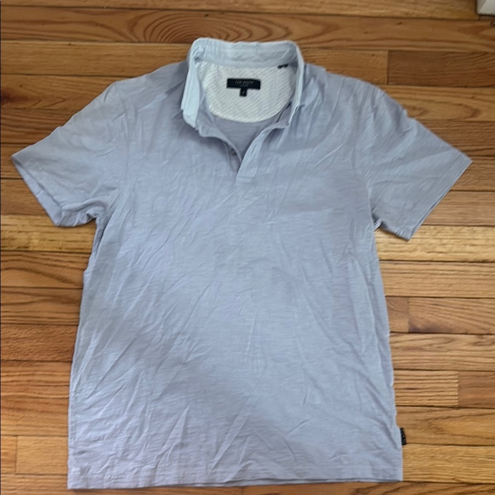Ted Baker London Soft Gray Polo Shirt